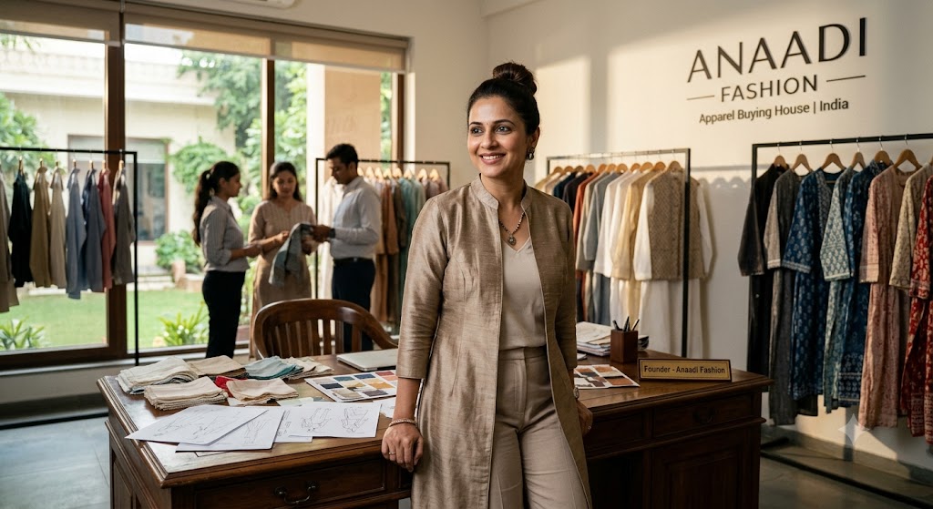 Founder of Anaadi Fashion - A Appreal buying House in India
