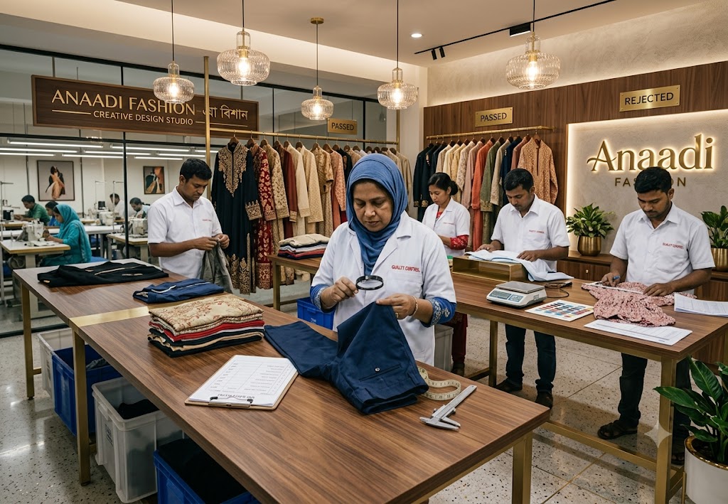 Garment Factory Quality Control Standards- Anaadi Fashion India